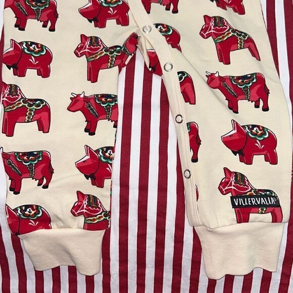 Viller valla organic Cotton romper hat set sz 1/2 - Picture 5 of 5